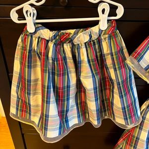 Crewcuts Plaid Holiday Skirt